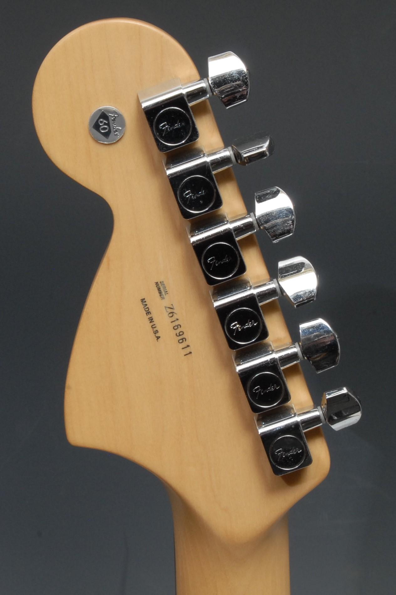 A Fender Stratocaster electric guitar, USA honey blonde, maple neck, rosewood finger board. Serial - Image 6 of 8