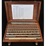 Rolls-Royce - a cased slip gauge block set, E81 by Coventry Gauge Limited, Serial No. 3318 E, with