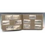 Automobilia - an early 20th century family photograph album, illustrated with b/w photographs,