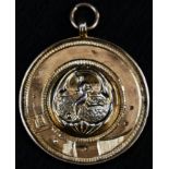 Football interest - a 9ct gold Champions medal, 1920-21, I & D.F.L, stamped C Usher B'ham, CU 9ct,