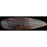 Antiquities - Stone Age, a North African multi-coloured flint celt, 13.5cm long, Mali, Neolithic, [