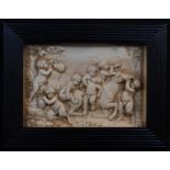 A 19th century composition bas relief panel, in the Grand Tour taste, cast after the Antique with