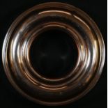 A 19th century copper ring jelly mould, 17cm diam, c.1840