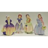 A Royal Doulton figure. Ivy HN1768; others, Wendy HN2189; Dinky Doo HN1678; Babie HN1679 (4)