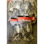 A heavy duty rubberized inspection lamp, others conforming all sealed (9)