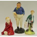 A Royal Doulton figure, Fat Boy HN2096; others, Jack HN2060; This Little Pig HN1793 (3)