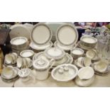 Noritake Prelude pattern part dinner service and tea service for twelve