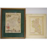 Maps - English counties, Buckinghamshire and Worcestershire