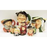 Decorative ceramics - Toby Jugs, Regency Beau, Falstaff, veteran Motorist, Mine Host, miniature Toby