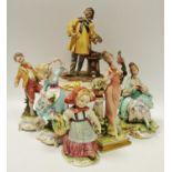 Capodimonte - a Gauf figure farm girl others (6)