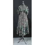 Vintage Costume - a 1970's Ossie Clark for Radley floral dress, Celia Birtwell print, size 12 36''/