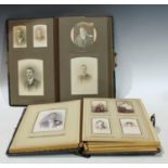 Photography - Cycling - Art Nouveau albums of photographs and carte de visites, mostly individual