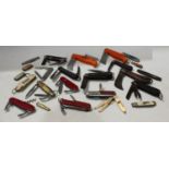 A collection of pen knives, various including NCB examples (quantity)