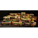 Toys, die-cast models including a Corgi 1:50 scale Garrett road tractor and flatbed trailer Anker