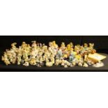 A set of Cherished Teddies, Little Miss Muffet, Jack and Jill, others, certificates; ceramic mice,