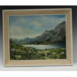 Dorothy Ridgill Taylor Buttermere signed, oil on board, 29cm x 37cm