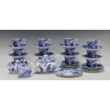 A Royal Crown Derby Mikado pattern tea set, comprising tea pot, sucrier and cover, milk jug,