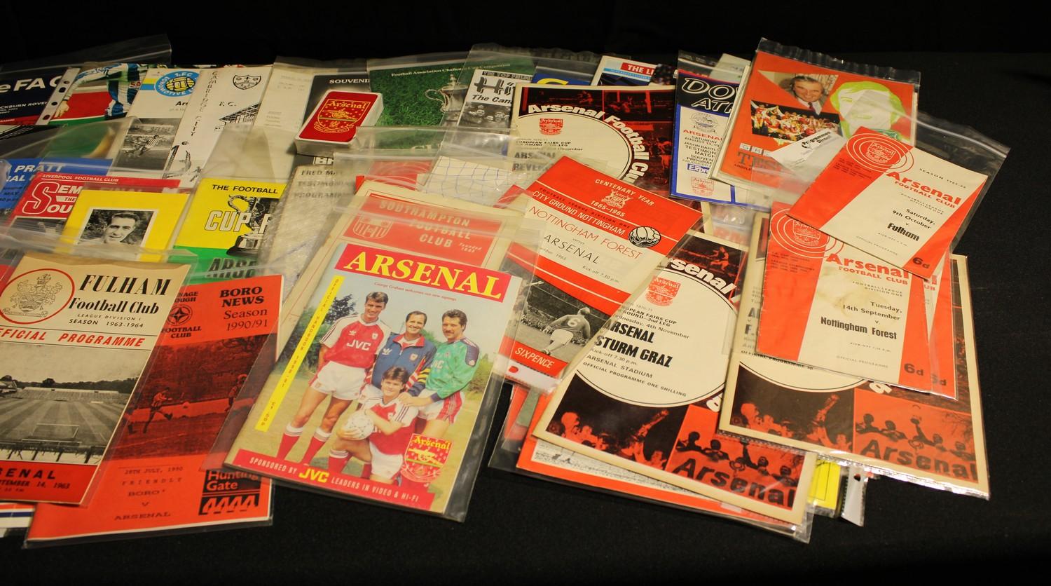 Sport, Football - a collection of 1960's and later Arsenal football programmes, home and away - Image 4 of 4