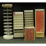 Industrial Salvage & Advertising - shop Display stand, panda ribbons; others(5).