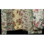Textiles - furnishing fabrics including Sanderson 'Cluny'; Walton by Charles Hammond; other floral