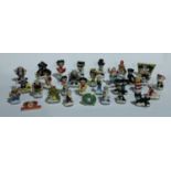 A French miniature ceramic Betty Boop figure, 3cm; others Felix and Kitty Kat, Asterix the Gaul