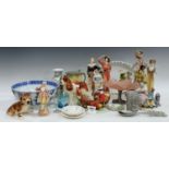 Ceramics and Glass - miscellaneous pottery; etc