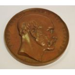 Germany, Bronze Medal by Friedrich Brehmer commemorating the unveiling of the memorial to King Ernst