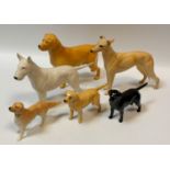 Beswick Dog Models - Champion Jovial Roger; English Bull Terrier; labradors etc. (6)