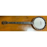 A five string banjo