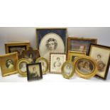 Pictures and Prints - miniatures and others, engravings, coloured prints, various