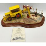 A Border Fine Arts model 'Laying the Clays' limited edition no.685/1750, boxed