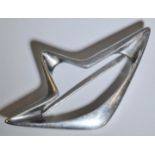 A Henning Koppel for Georg Jensen silver brooch, of abstract form, design no. 376, stamped Georg