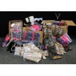 A large quantity of costume jewellery and vanity products, all ex shop stock (5 boxes)