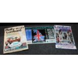 Automobilia - a Lombard RAC Rally poster, 50cm x 76cm; others (3)