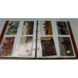 Postcards - album of farming scenes and artist signed cards (96)