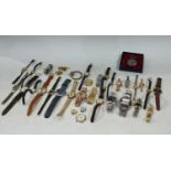 Collection of vintage and other wristwatches