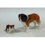 A Beswick model of a St Bernard, Corna Garth Stroller; a Beswick Bosun Bulldog (2)