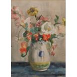 Betty Taylor (early 20th century) Still Life, Flowers in a Vase signed, watercolour, 38cm x 27cm