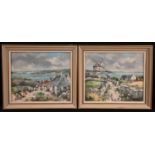 N**Leguen A Pair, Cottages by the Sea, Co. Donegal and On the Coast, Co. Donegal signed, titled to