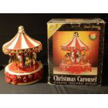 An animated Christmas Carousel, boxed