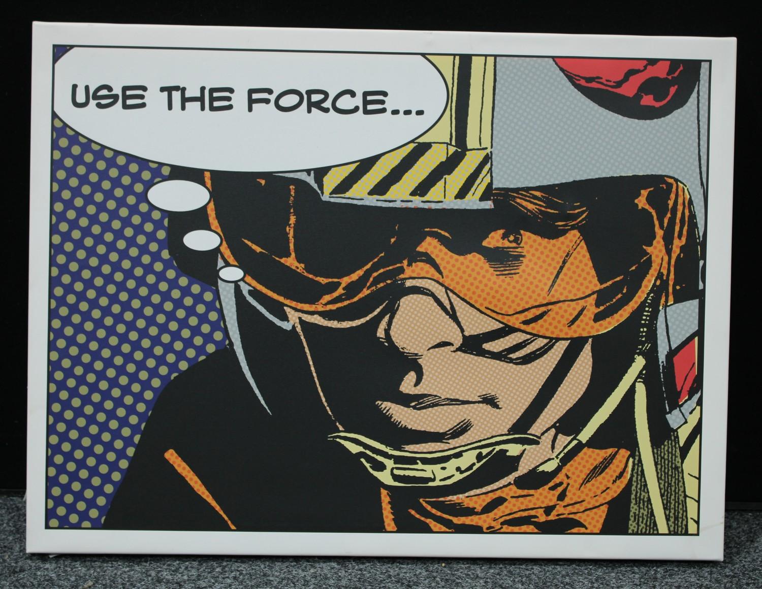 Pictures & Prints - Movie Memorabilia - an officially licenced Star Wars canvas, Use the Force