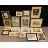 Engravings and Prints - English Homes, Sandringham; Selby Abbey Church; York Minster; etc