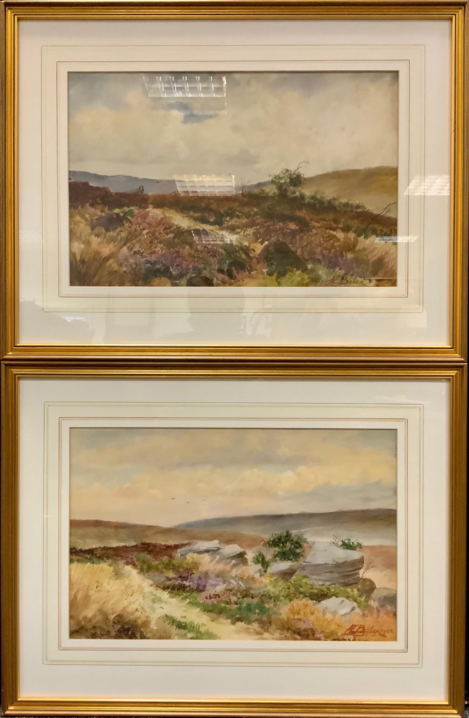 Albert Edward Boler (1865-1938) a pair, Below Lady Bower and Back of Lady Bower, signed, dated 1902,