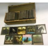 Magic Lantern Slides - various topics including animals and alpine scenes (approx 65)