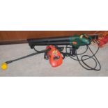 An Ames ED Special pressure washer; a leaf blower (2)