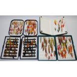 Fly Fishing - Flies - four carrying cases including Fox Box; Richard Wheatley; John Goddard design