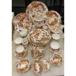 Royal Crown Derby Olde Avesbury coffee pot, teapot, cups, saucers, dinner plate, other plates,