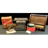 A Vintage Imperial Model 60 Typewriter; GEC Valve Radio; Eumig Projector, etc