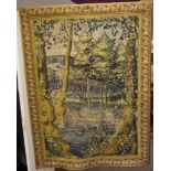 A Verdure & Wawel wall hanging tapestry by Flanders Tapestries - Forest. 163cm x 122cm