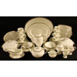 A comprehensive Wedgwood Cavendish pattern dinner and coffee service, R4680, printed marks